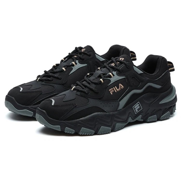 2 Running Sneakers "Black Grey"