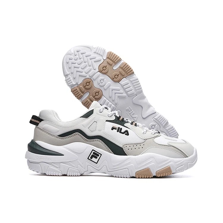 2 Running Sneakers "White Grey"