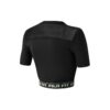 Alphabet Printing Yoga Gym Short Sleeve Top "Black"