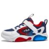 Athletic Training Sneakers "White Red Blue"