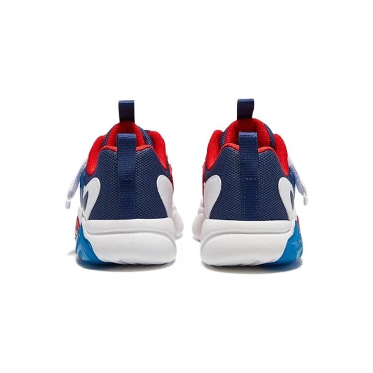 Athletic Training Sneakers "White Red Blue"