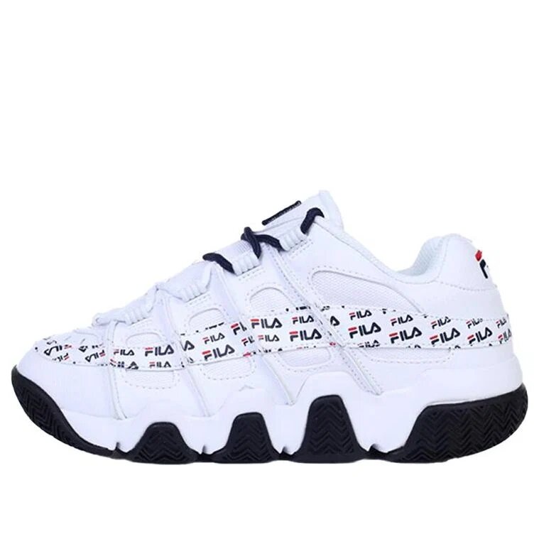Barricade 97 Low Top Clunky Shoes White