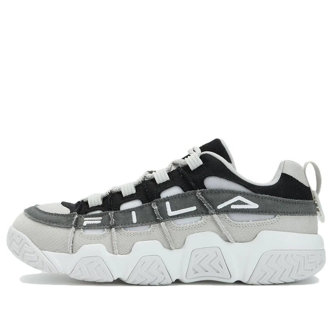 Barricade Basketball Shoes "White Grey Black"