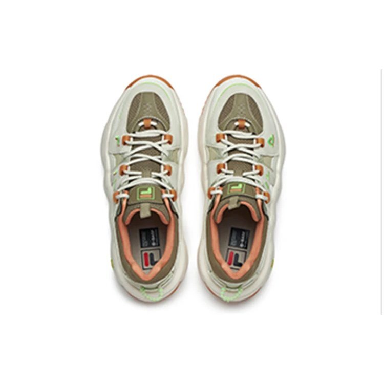 Barricade Low Sneakers "Green White Orange"