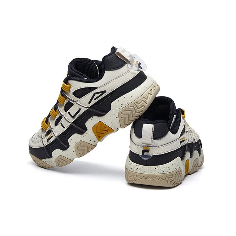 Barricade Low Sneakers "White Black Yellow"