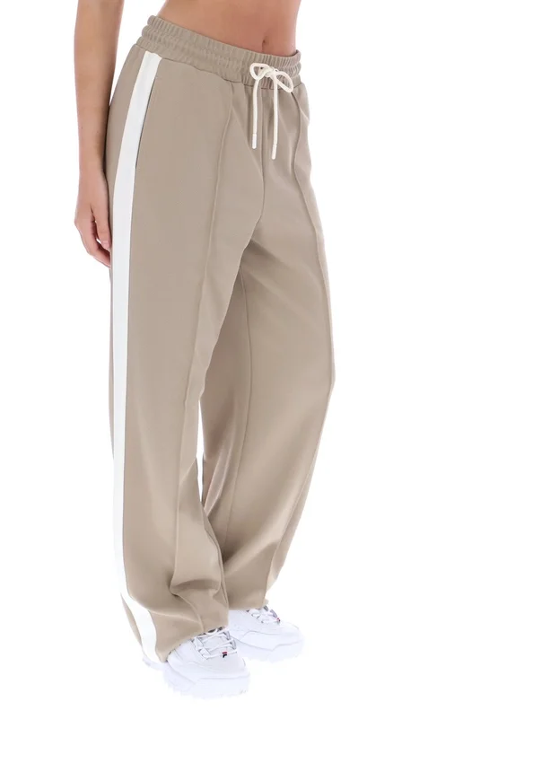 Beige Chiara Smart Straight Leg Trousers