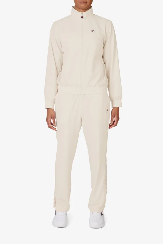 Beige Tennis Advantage Track Top
