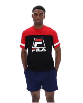 Black Damon Cut and Sew Tee