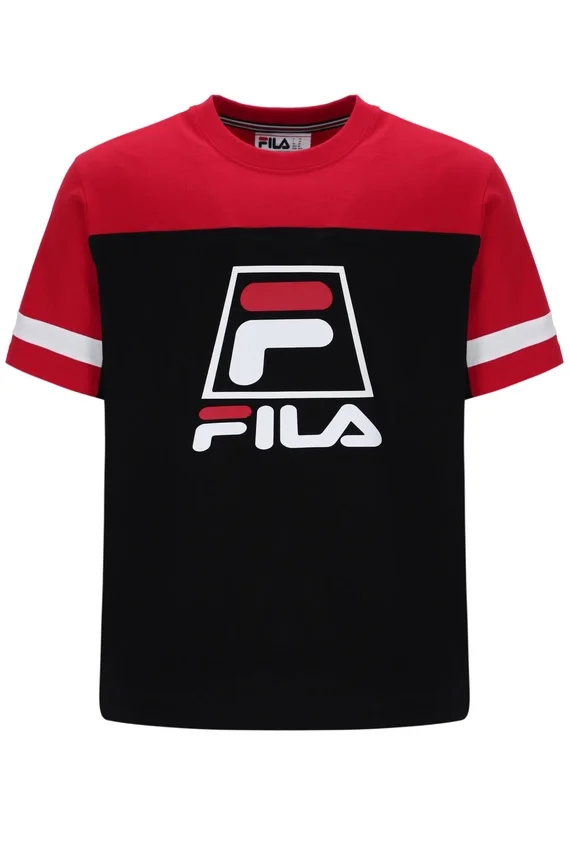 Black Damon Cut and Sew Tee
