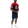Black Damon Cut and Sew Tee