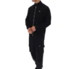 Black Davey Full Zip Track Top