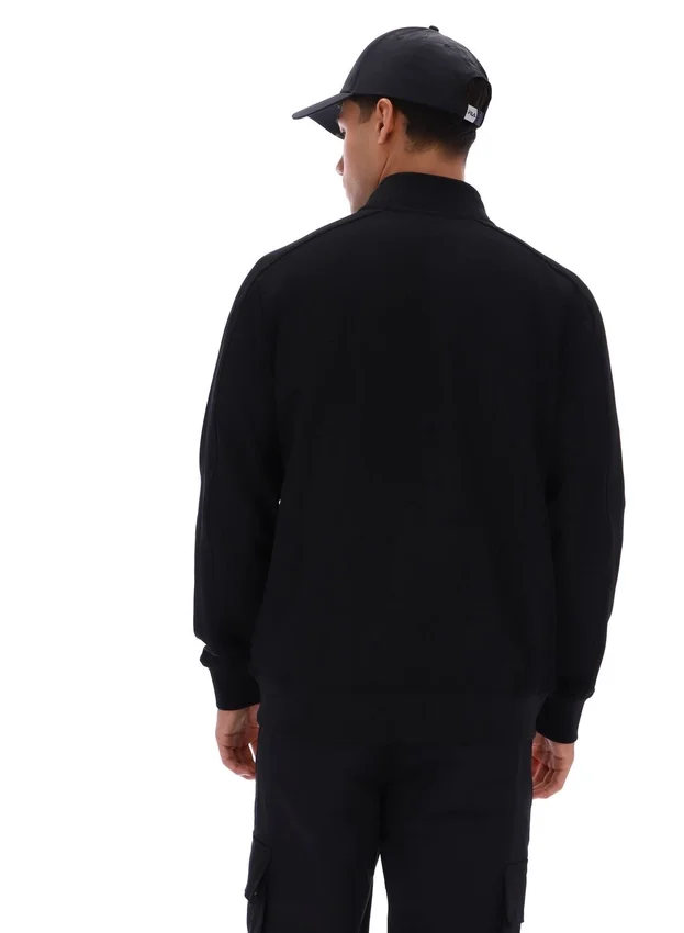 Black Davey Full Zip Track Top