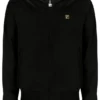 Black Dean Full Zip Faux Suede Jacket