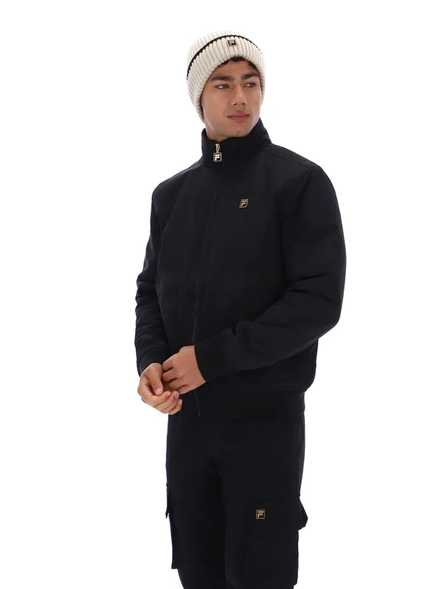 Black Etton Bomber Jacket
