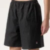 Black Fila x Hailey Bieber Crinkle Shorts