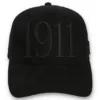 Black Hazza Large 1911 Embroidered Mesh-Back Cap