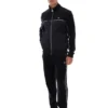 Black Higgans Full Zip Velour Jacket