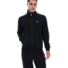 Black Keith Contrast Stitch Track Top