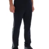 Black Layton Straight Leg Pants with Tape Detail