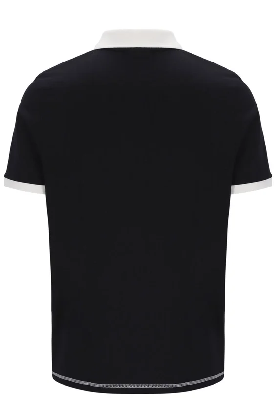Black Leo Polo Top