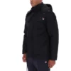 Black Liam Cargo Padded Jacket