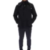 Black Liam Cargo Padded Jacket