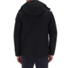 Black Liam Cargo Padded Jacket