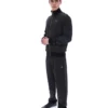 Black Mathers Herringbone Track Top