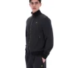 Black Mathers Herringbone Track Top