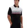 Black Paco Zip Up Velour Polo