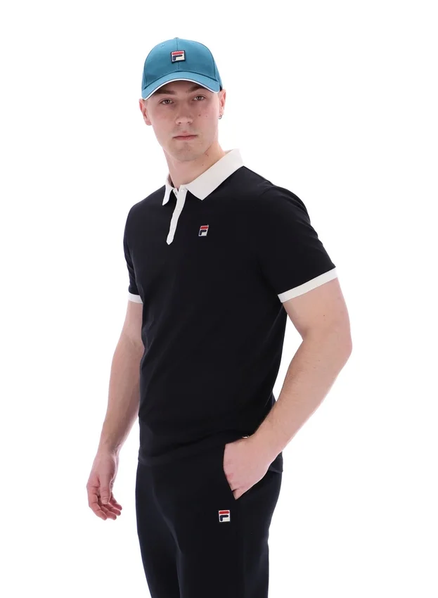 Black Panatta 2 Short Sleeve Polo
