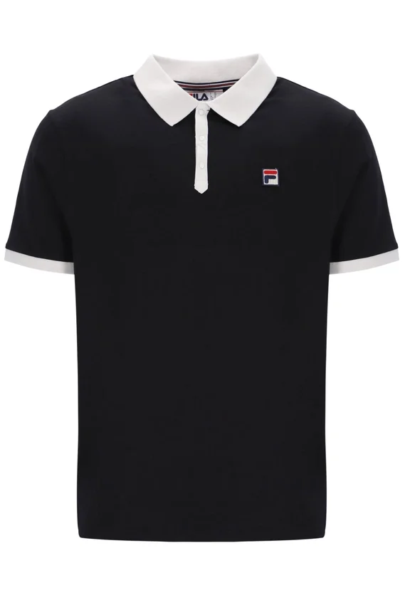 Black Panatta 2 Short Sleeve Polo