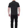 Black Patton Jacquard Stripe Polo