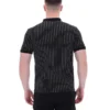 Black Patton Jacquard Stripe Polo