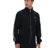 Black Roman Full Zip Jacket with Tape Detail