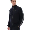 Black Roman Full Zip Jacket with Tape Detail