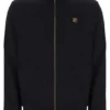 Black Roman Full Zip Jacket with Tape Detail