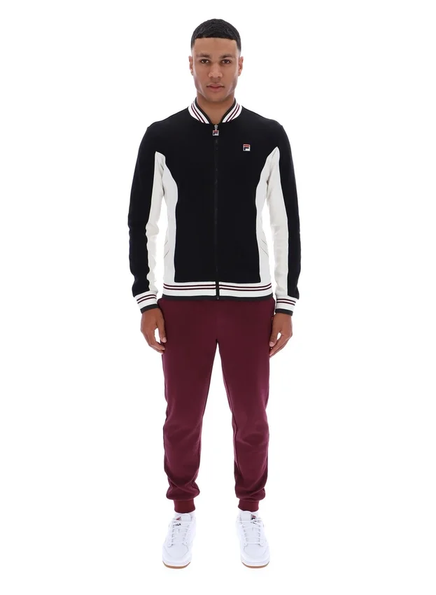 Black Settanta Baseball Track Top