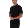 Black Soren 2 Polo Shirt with Tipping