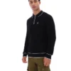 Black Sully Long Sleeve Polo Shirt
