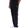 Black Tavis Contrast Stitch Straight Leg Jogger