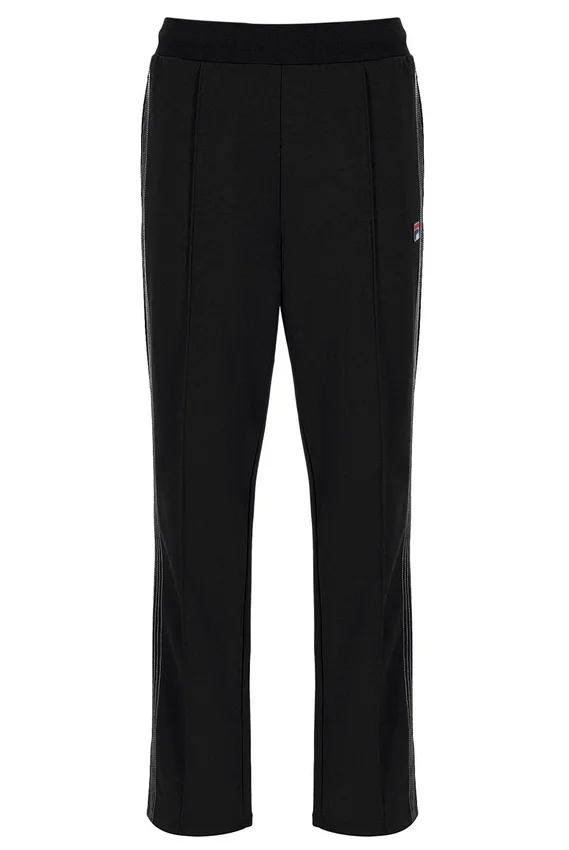 Black Tavis Contrast Stitch Straight Leg Jogger