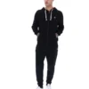 Black Tenconi Zip Up Hoodie
