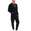 Black Tenconi Zip Up Hoodie