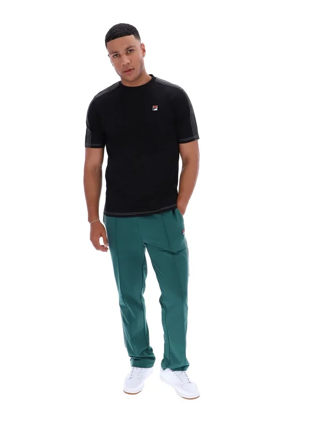 Black Trey Contrast Stitch Tee