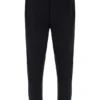 Black Visconti Tipped Cuff Track Pant