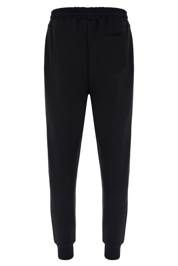 Black Visconti Tipped Cuff Track Pant