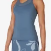 Blue Tennis Essential Racerback Top