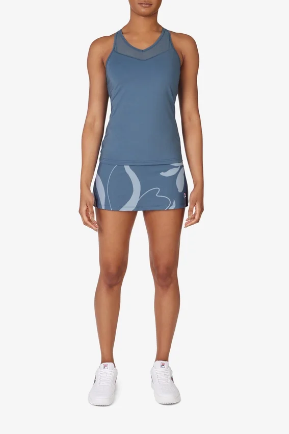 Blue Tennis Essential Racerback Top
