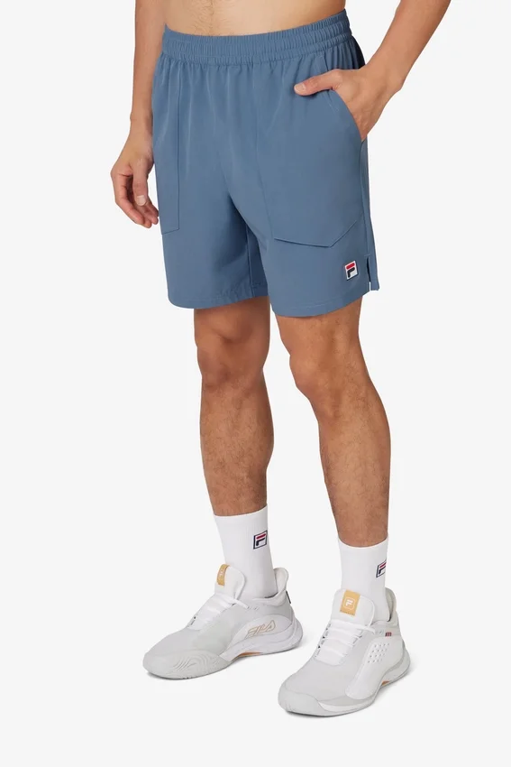 Blue Tennis Woven Court Short